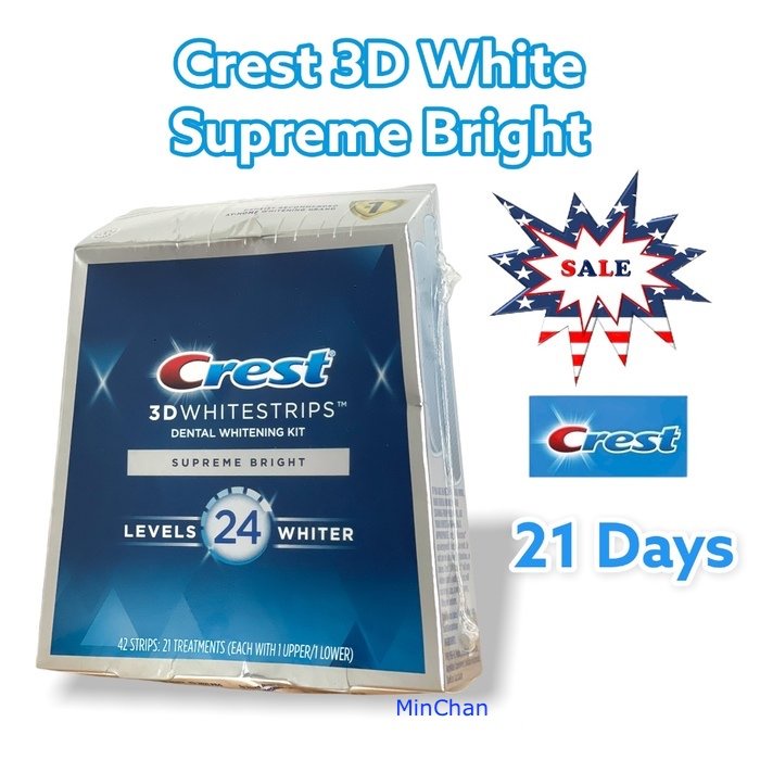 Dán trắng răng Crest 3D White đủ loại