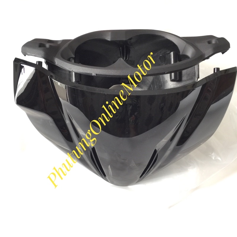 Bộ ốp đầu suzuki hayate sc màu đen phụ tùng chính hãng việt nam