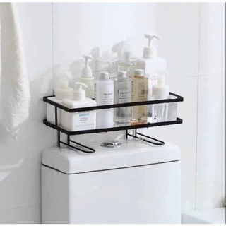 Kệ sắt sau toilet 1 tầng