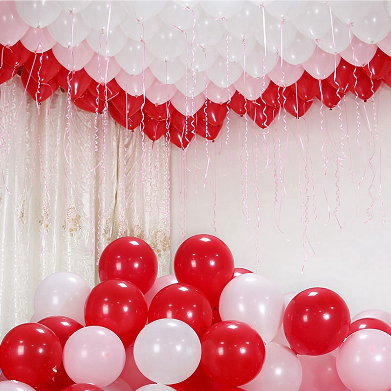 Set 100 miếng dán hai mặt dùng để trang trí bong bóng