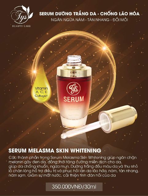 SERUM COLLAGEN TYS - TRẮNG DA MỜ NÁM NẶNG, CĂNG BÓNG CHUẨN HÀN