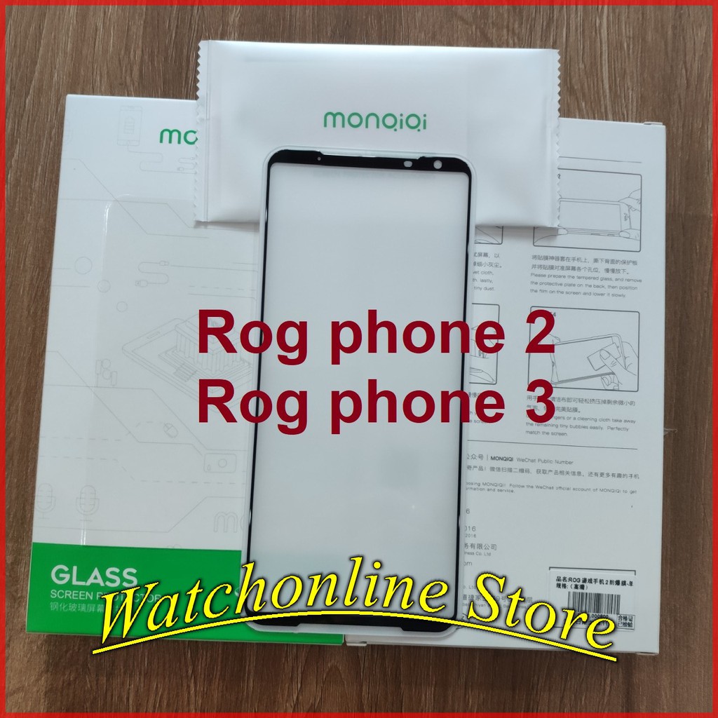 Cường lực Full màn Monqiqi dành cho Asus Rog phone 2 / Rog phone 3