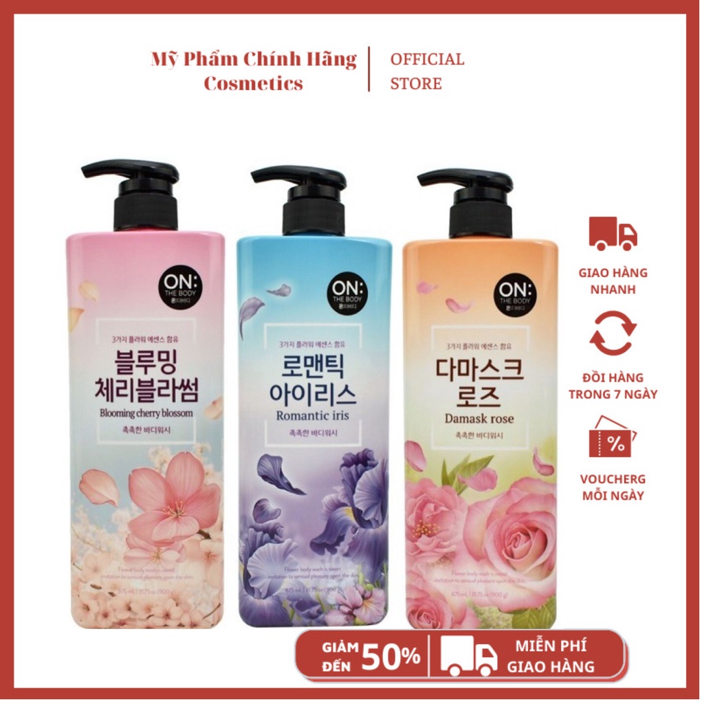 SỮA TẮM NƯỚC HOA THE ON The Body (900ml) Hàn Quốc