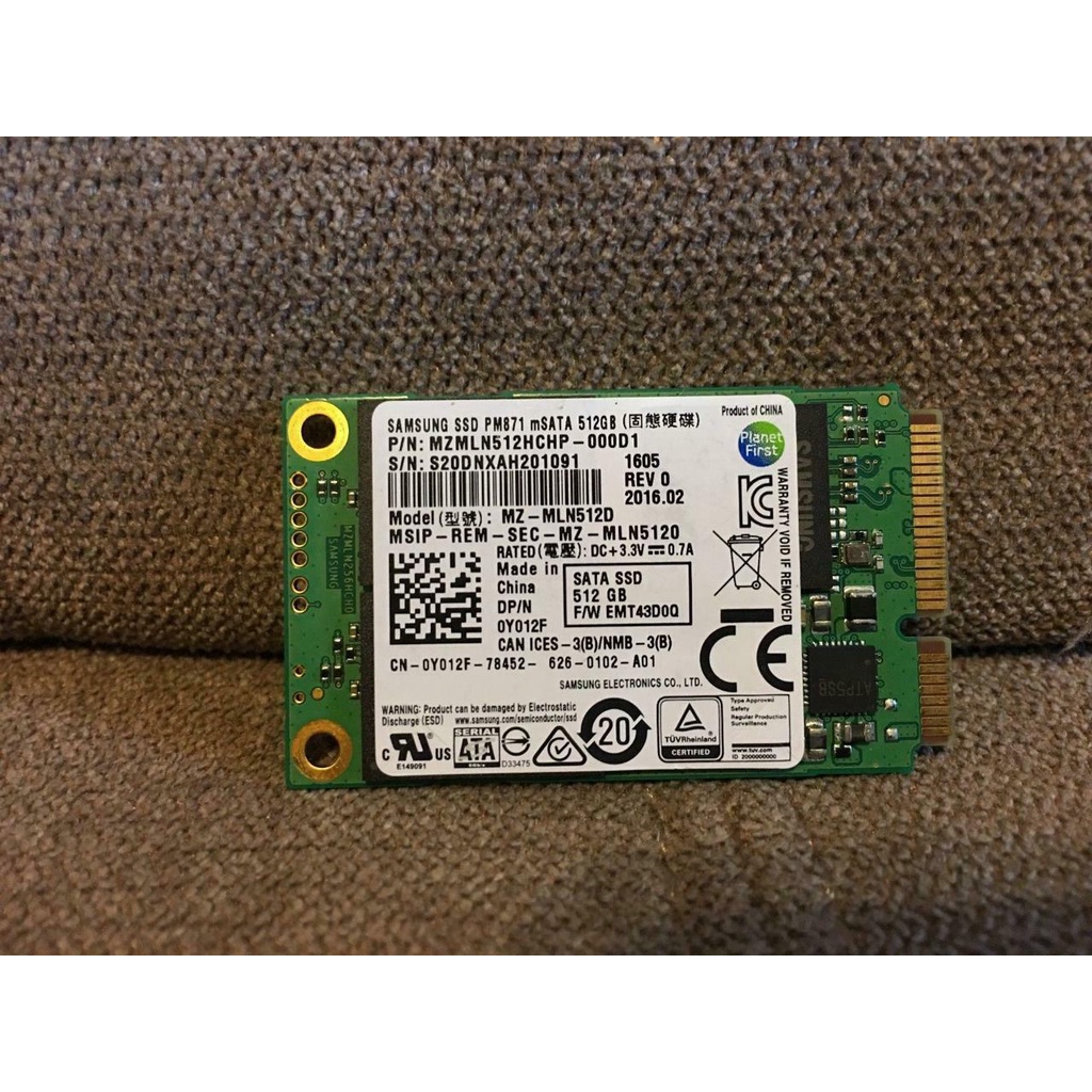 Ổ cứng SSD Msata samsung 512GB tháo máy BH 36 tháng