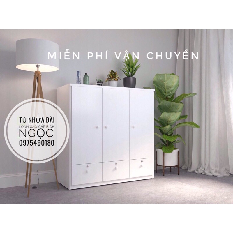 Tủ nhựa đài loan cho bé giá rẻ đựng quần áo cho bé trai bé gái chịu lực tốt nhất tặng stick