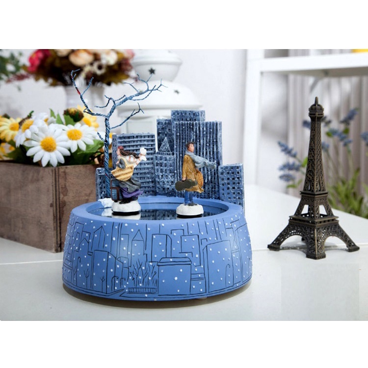 Hộp Nhạc Cặp Đôi Gặp Gỡ Quà Tặng Kỉ Niệm Music Box