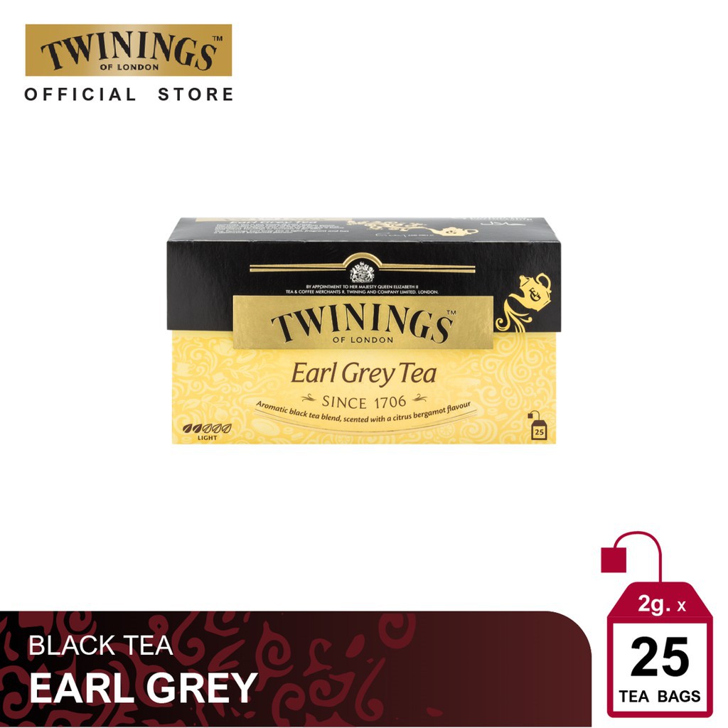 Trà Bá Tước Anh Quốc Twinings Tea - Trà Túi Lọc Earl Grey Trà Hoàng Gia Anh