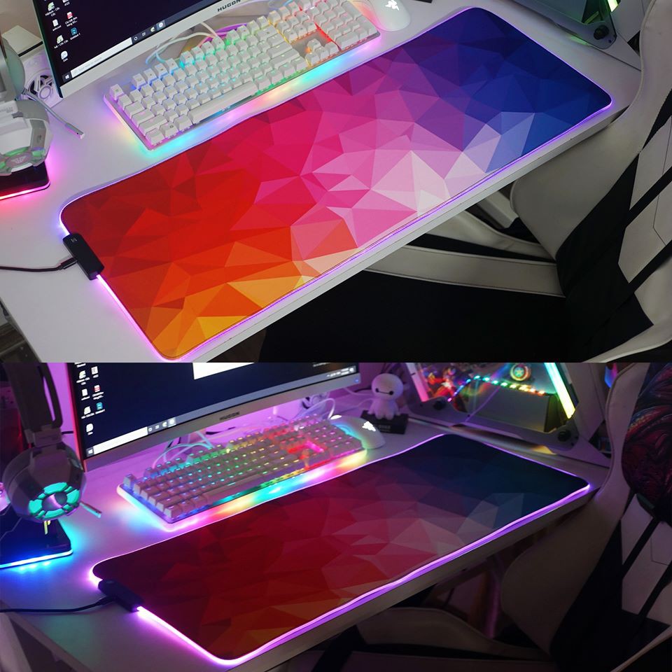 LÓT CHUỘT, PAD CHUỘT LED RGB SIZE 80X30 | WebRaoVat - webraovat.net.vn