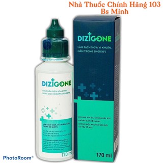 Dung dịch sát khuẩn đa năng dizigone kháng khuẩn da , vệ sinh răng miệng - lọ 170ml