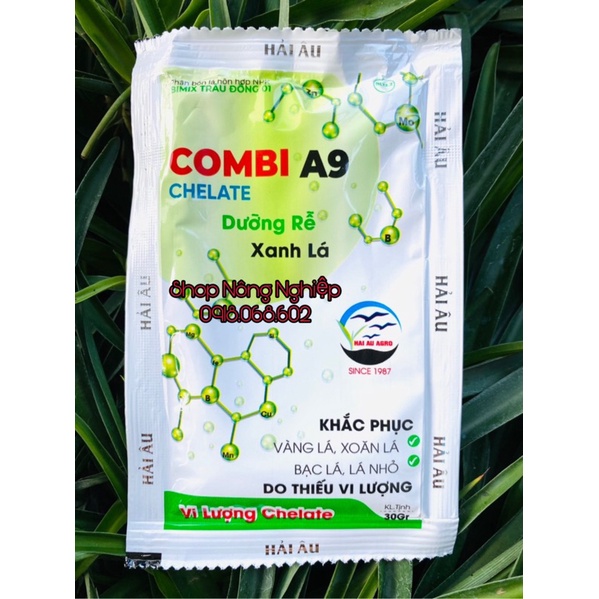 Phân bón lá COMBI A9 25gr bổ sung NPK, Trung Vi Lượng dạng chelate cho cây trồng