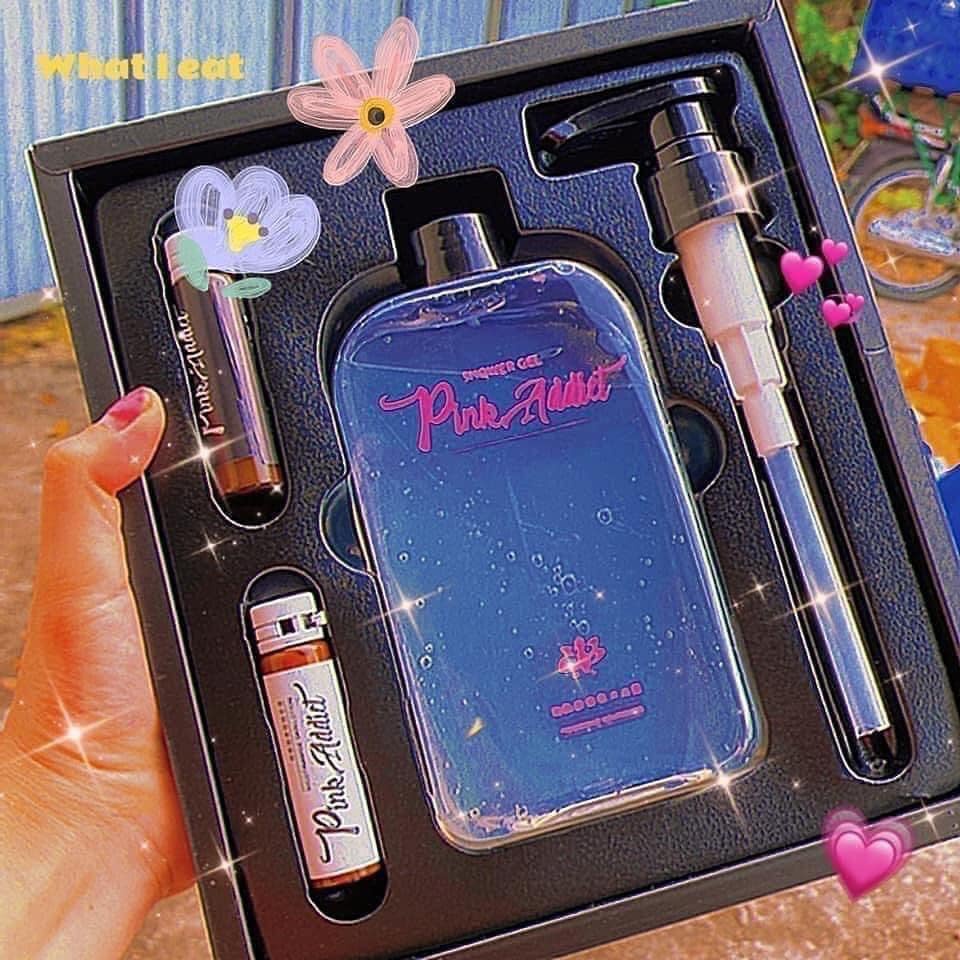 Bộ Sữa Tắm + Nước Hoa Pink Addict | BigBuy360 - bigbuy360.vn