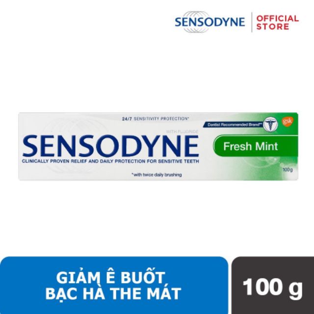 Kem đánh Răng Sensodyne 100g Thơm Mát Giảm Ê Buốt Bảo Vệ Toàn Diện | WebRaoVat - webraovat.net.vn