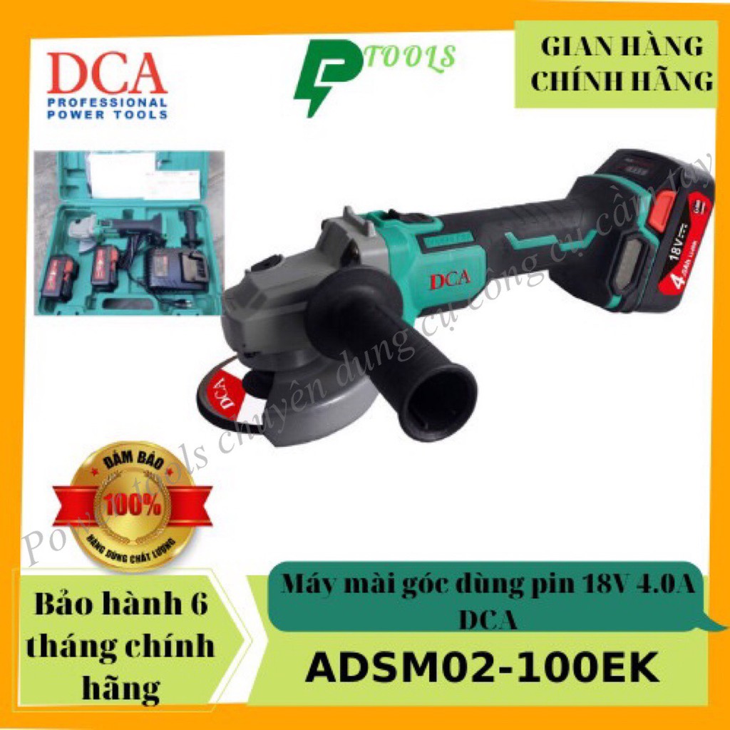 MÁY MÀI GÓC DÙNG PIN 18V DCA 100mm ADSM02-100EK