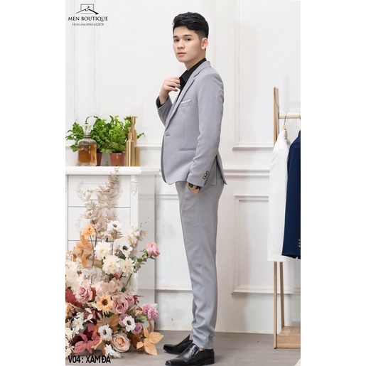 Bộ vest nam trẻ trung sang trọng, lịch lãm, nhiều màu sắc, Vest công sở, vest chú rể
