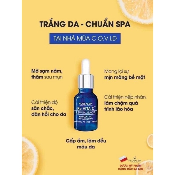 Serum trắng da mờ sạm nám Re Vita C