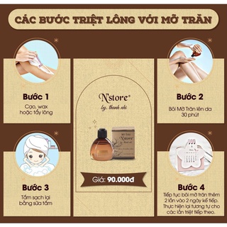 Mỡ Trăn Nguyên Chất Triệt Lông
