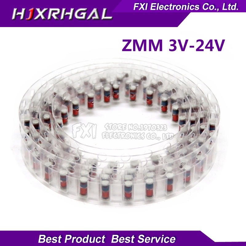 200 Điốt Zener ZMM 3V3 3V9 4V7 5V1 7V5 8V2 10V 12V 15V 16V 18V 20V 24V LL34 SMD