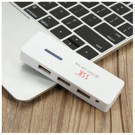 Hub Chia 4 Cổng Cho Máy Tính, Điện Thoại USB 3.0 SSK SHU006 Tốc Độ Cao - Bảo Hành 6 Tháng