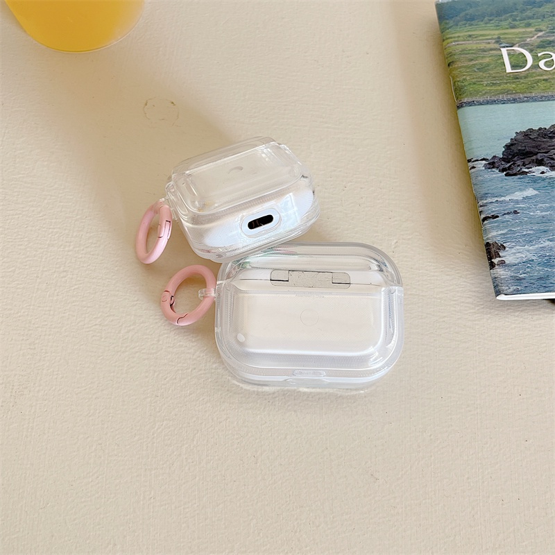 Vỏ Bảo Vệ Hộp Sạc Tai Nghe Bluetooth Không Dây Airpods1 / 2 Pro pro2 Air Pods Pro 3 Hình Thỏ Hoa Tulip Dễ Thương Ốp