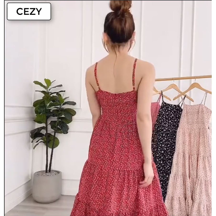 Đầm Maxi Dài Đi Biển Cao Cấp Hoạ Tiết Hoa CEZY D51 | BigBuy360 - bigbuy360.vn