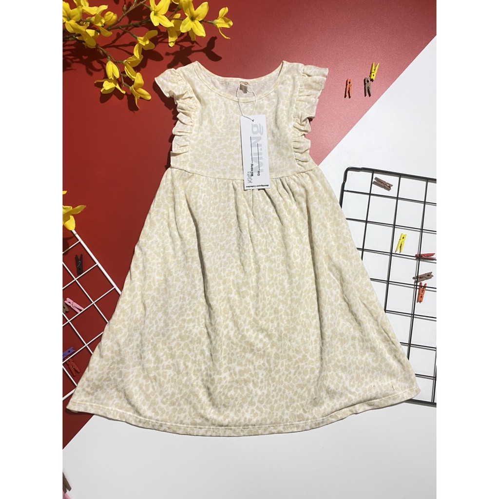 Váy Bèo Mùa Hè Bé Gái (Đầm Bé Gái) Mi.Ng - Chất Liệu Cotton - từ 01 đến 7 tuổi - (9 đến 23kg)