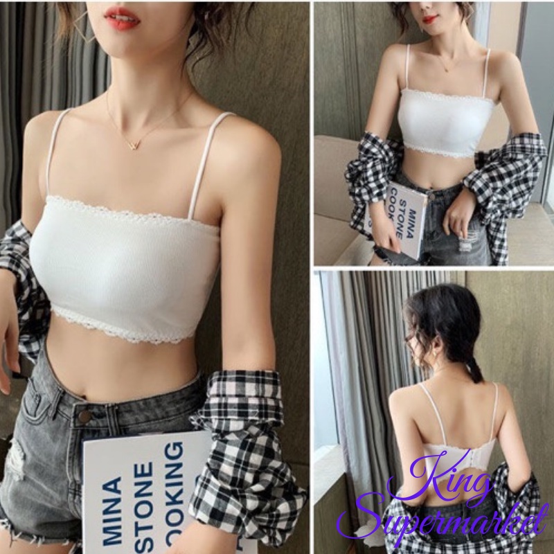 Áo Lót Quấn Ngực Phong Cách Tiểu Thư Hàn Quốc Có Sẵn Đệm Ngực Cực Mềm Mã ABR009