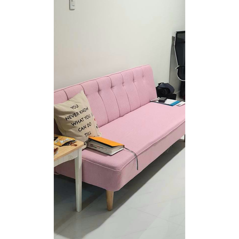 Ghế Sofa Giường Gỗ Đơn Thông Minh Gía Rẻ GUSAN Bed kéo nằm ngủ chân gỗ