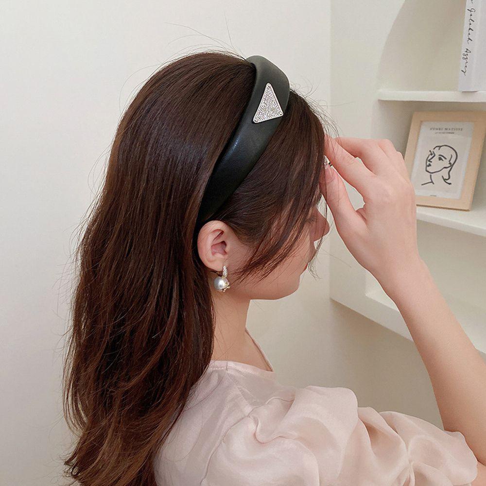 Băng Đô Cài Tóc Hình Tam Giác Màu Ngà Phong Cách Vintage Ngọt Ngào Không Trơn Trượt Cho NữBăng Đô Cài Tóc Cho Nữ