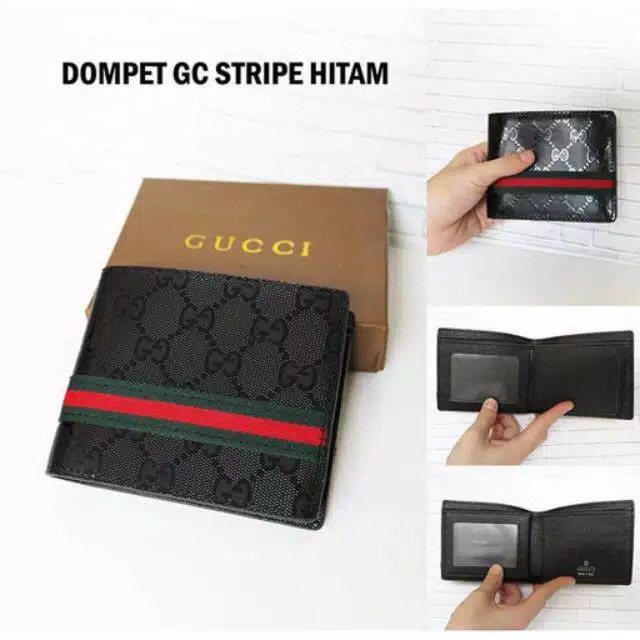 Ví Da Gucci Dáng Ngắn Màu Xanh Lá Thời Trang Cao Cấp Cho Nam