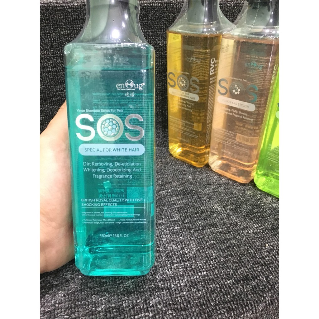 SỮA TẮM SOS MẪU MỚI CHO CHÓ VÀ MÈO 530ML