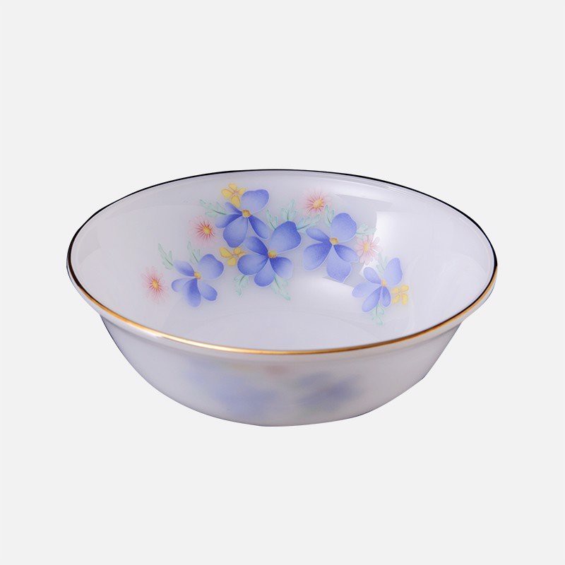 Tô loe 16cm (217) thủy tinh ngọc cao cấp USA Home Set(xanh/hồng), nhập khẩu Thái Lan, an toàn cho sức khỏe_KokiaHome
