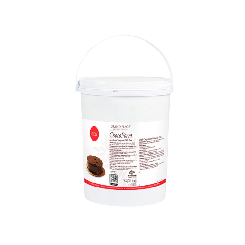 Socola Sệt ĐEN Grand Place thùng 4kg
