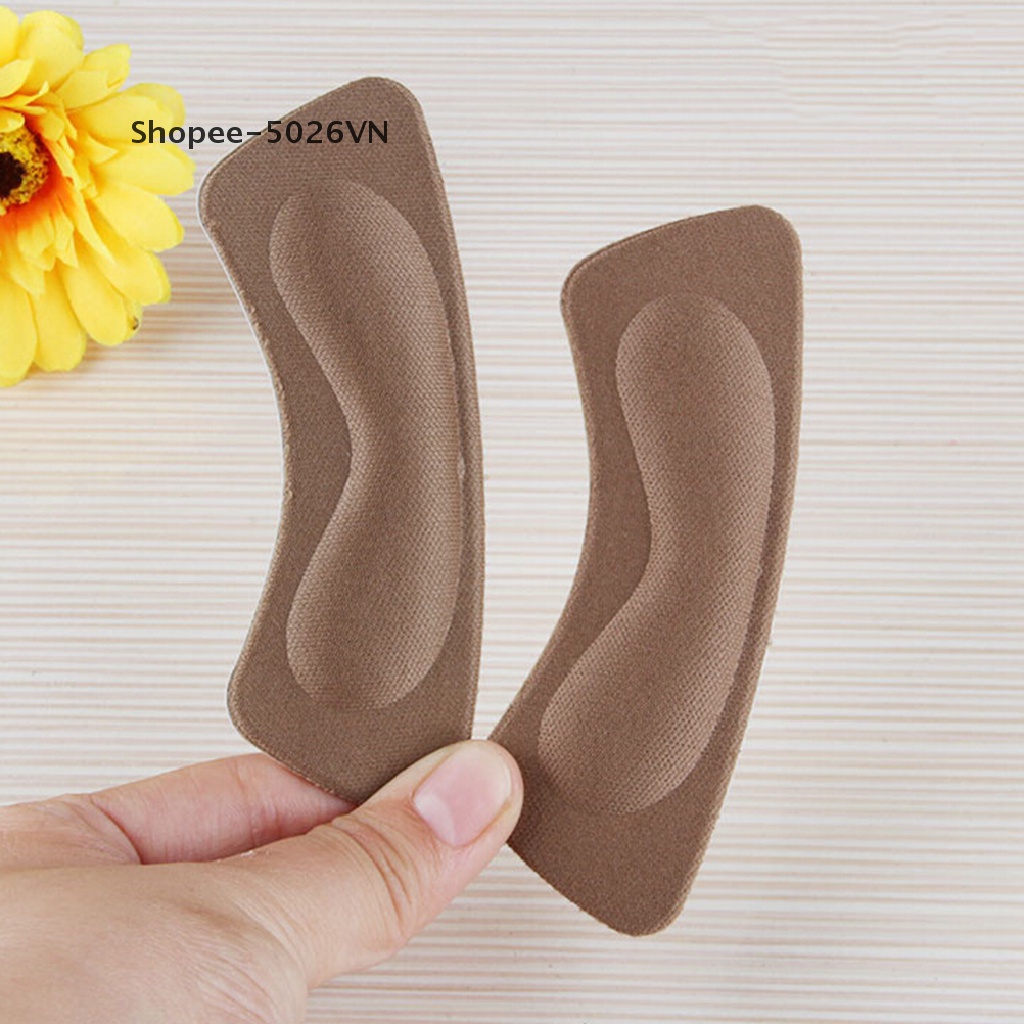 Cặp đệm lót giày cao su non thoải mái giúp giảm đau gót