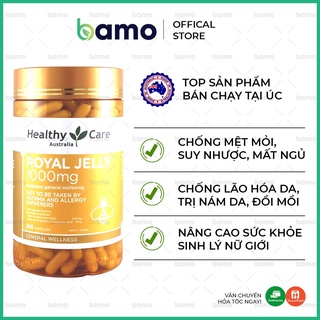  {Cam Kết Hàng Chính Hãng} Sữa Ong Chúa Healthy Care Royal Jelly 1000mg 365 Viên Úc 