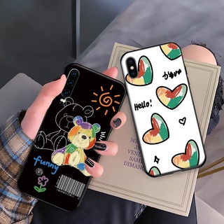 Ốp Điện Thoại TPU Mềm Vẽ Tay Gấu Cho Redmi Note 8 Note 8T Note 8 Pro Note 9 Pro Note 9 Pro Max Note 9S