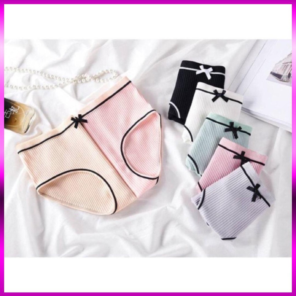 QUẦN LÓT NỮ GÂN TĂM ĐÍNH NƠ CỰC ĐẸP(HÀNG LOẠI 1) | BigBuy360 - bigbuy360.vn