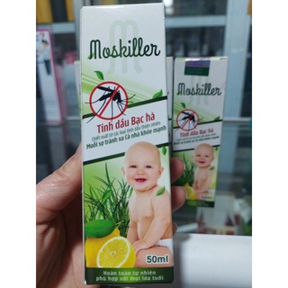 Tinh Dầu Bạc Hà Đuổi Muỗi MOSKILLR 50ML