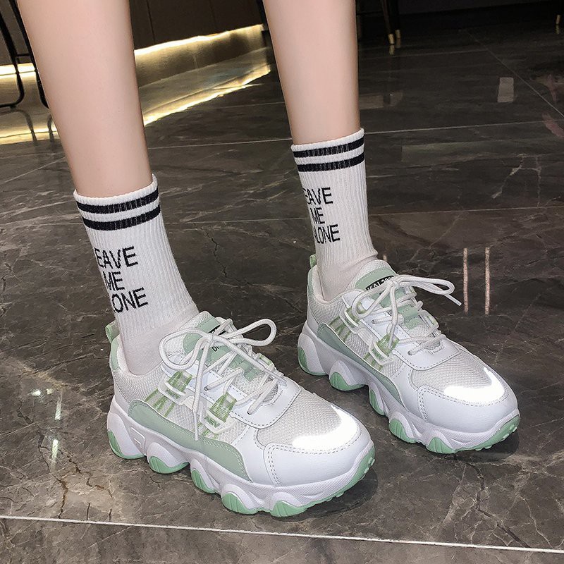 [INS HOT] ULzzang Giày thể thao nữ khuynh hướng cao cấp 😍Phản quang😍 2020 bản mới⚡️(8809) | BigBuy360 - bigbuy360.vn