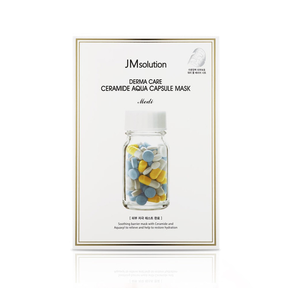 Mặt Nạ Phục Hồi Da JM Solution Derma Care Ceramide Aqua Capsule Mask Clear