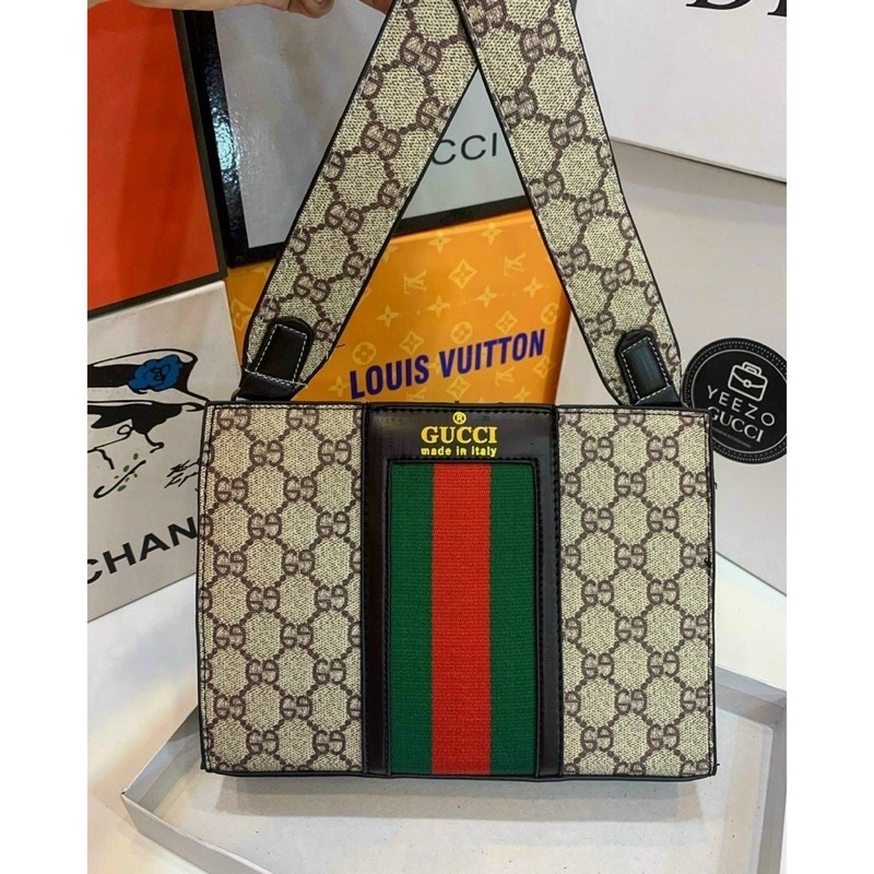 Túi đeo chéo, kẹp nách cao cấp dây bản to cho cả nam và nữ