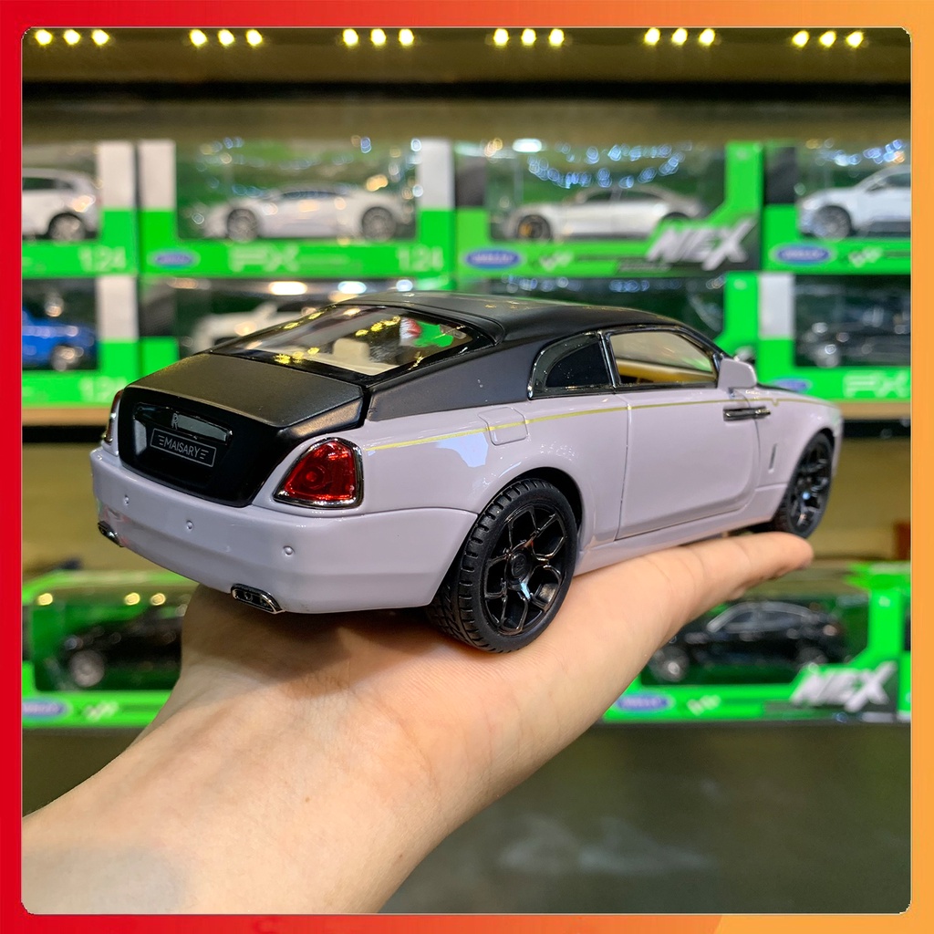 Mô hình xe Rolls Royce Wraith tỉ lệ 1:22 Double Horses
