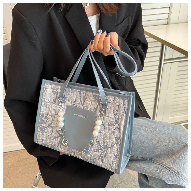 Túi xách JASMIN NOIR vải canvas họa tiết hoa xinh xắn cho nữ