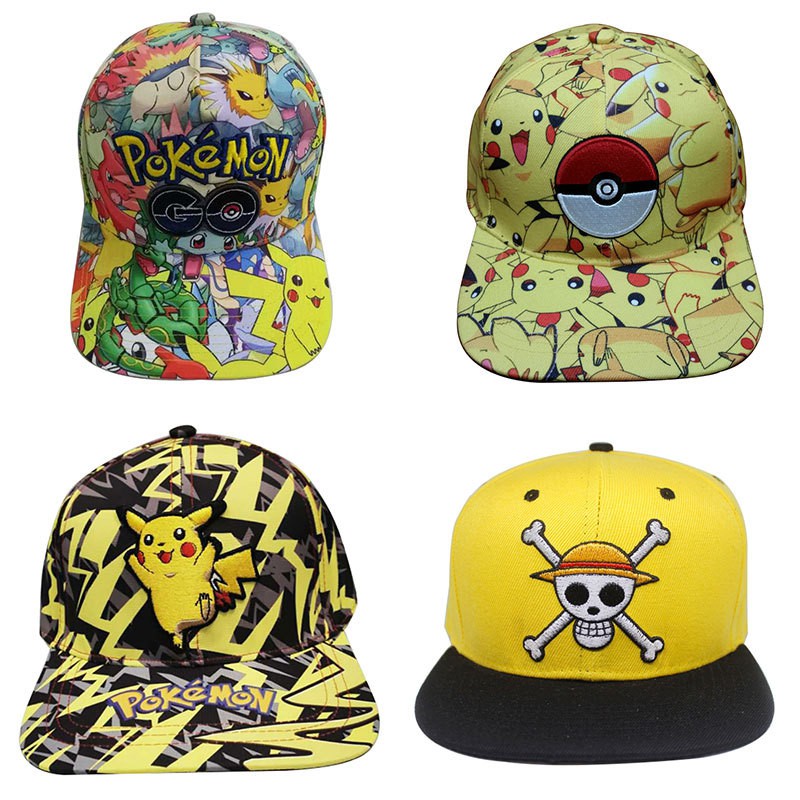 Nón lưỡi trai hình Pokemon dễ thương