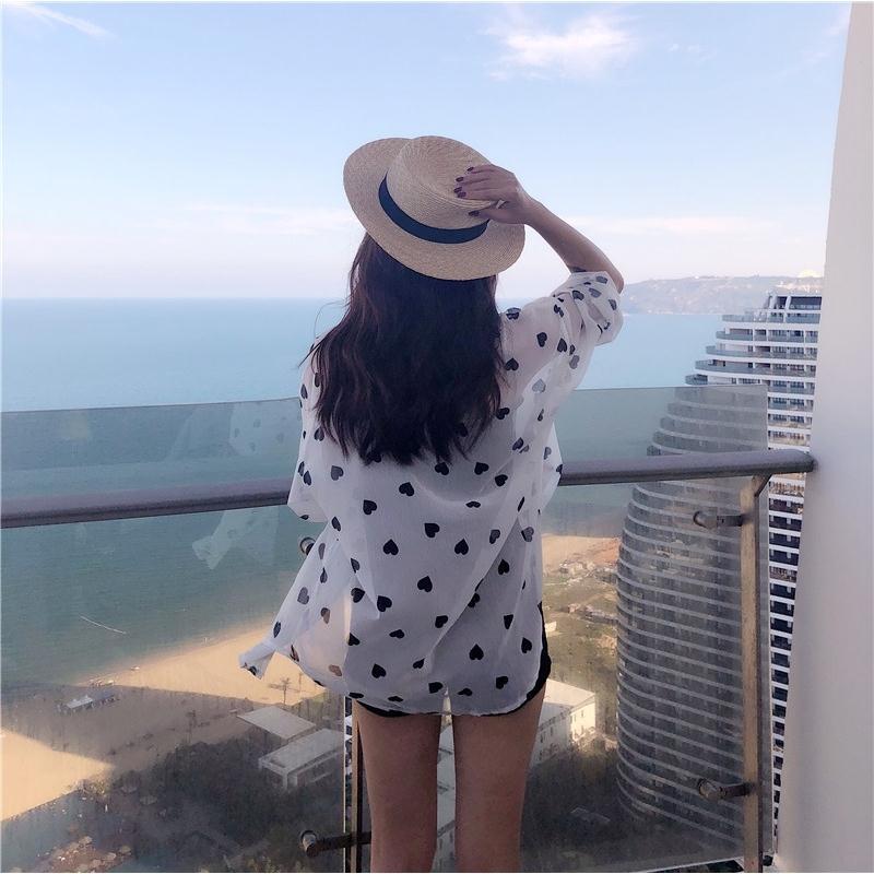 Áo Sơ Mi Chiffon Chống Nắng Thời Trang Mùa Hè Cho Nữ