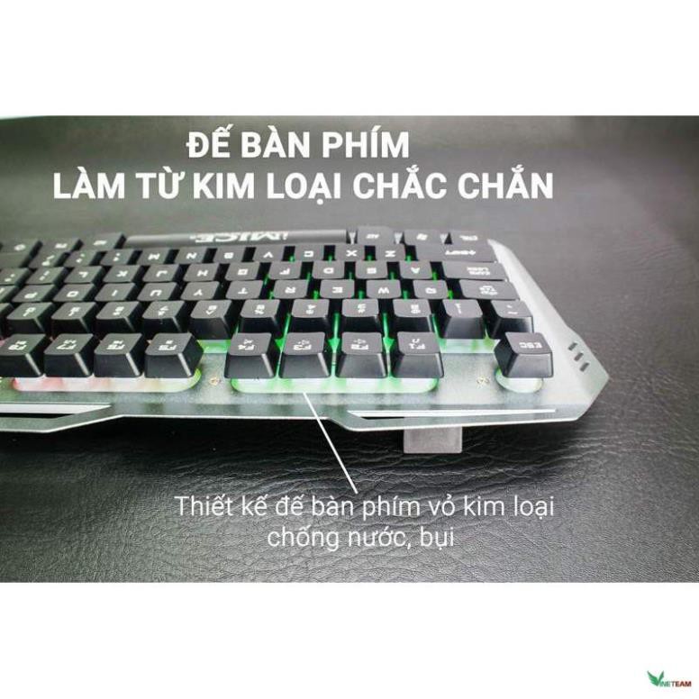 Freeship  Bàn phím chuyên game giả cơ led 7 màu IMICE AK-400 -DC3232