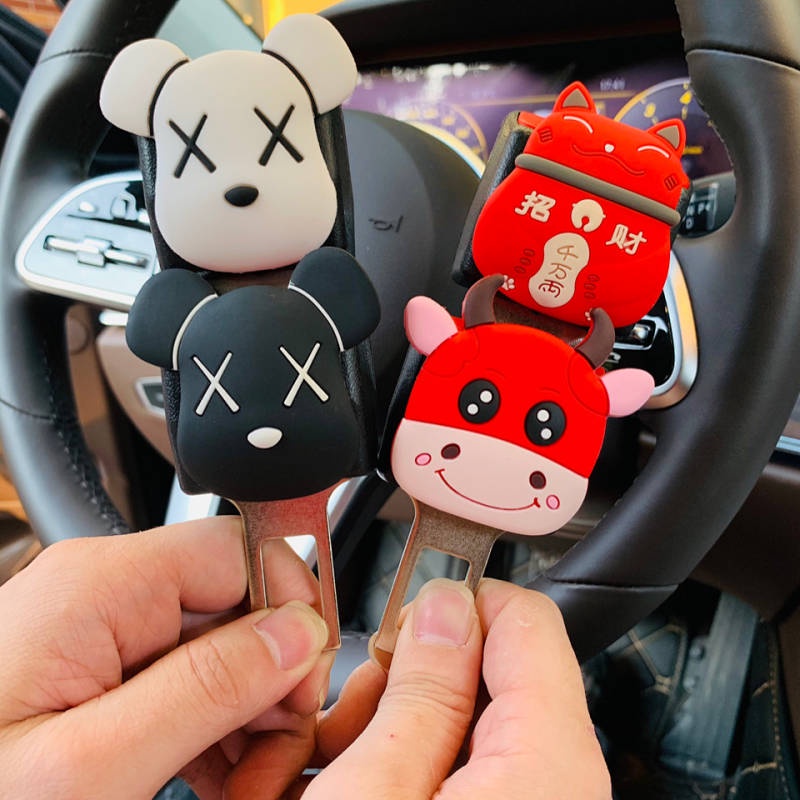 Đầu nối khóa cài dây an toàn xe hơi thiết kế đáng yêu
