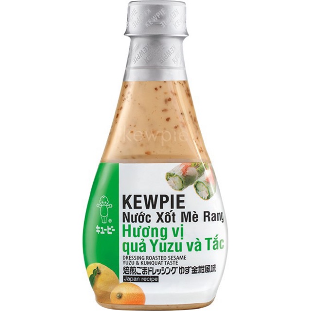 Nước sốt mè rang hương vị quả yuzu và tắc 210ml Kewpie