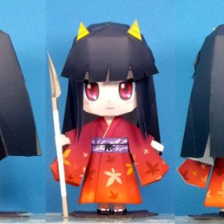 Mô hình giấy anime girl devil's-chan
