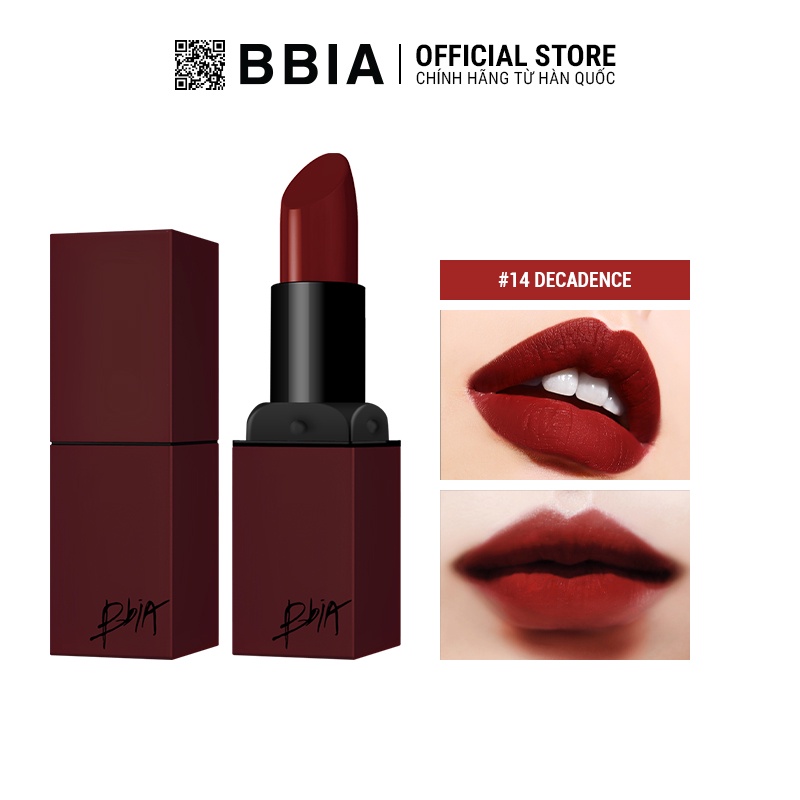 Son Thỏi Lì Bbia Last Lipstick Version 3  3.5g Bbia Offical Store