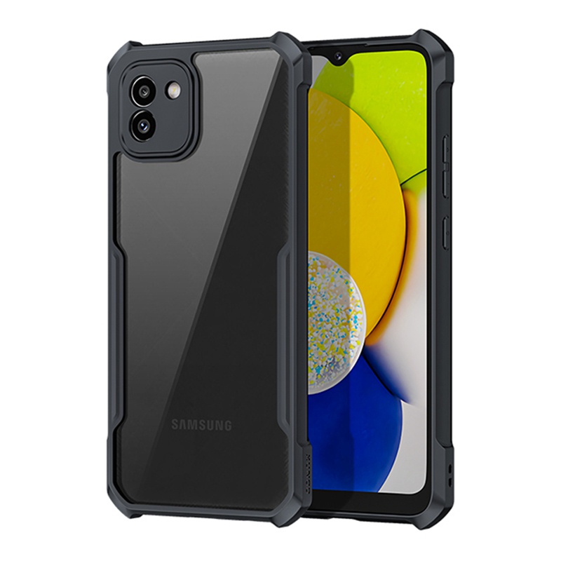 Ốp Điện Thoại Acrylic Mềm Trong Suốt Chống Sốc Cho Samsung Galaxy A03 A02 M02 A02S M02S